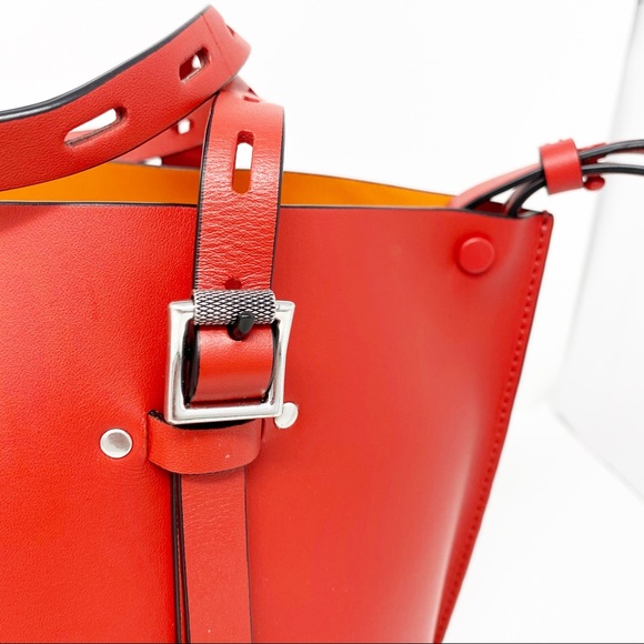 Rag & Bone red field tote and crossbody bag - Picture 5 of 12